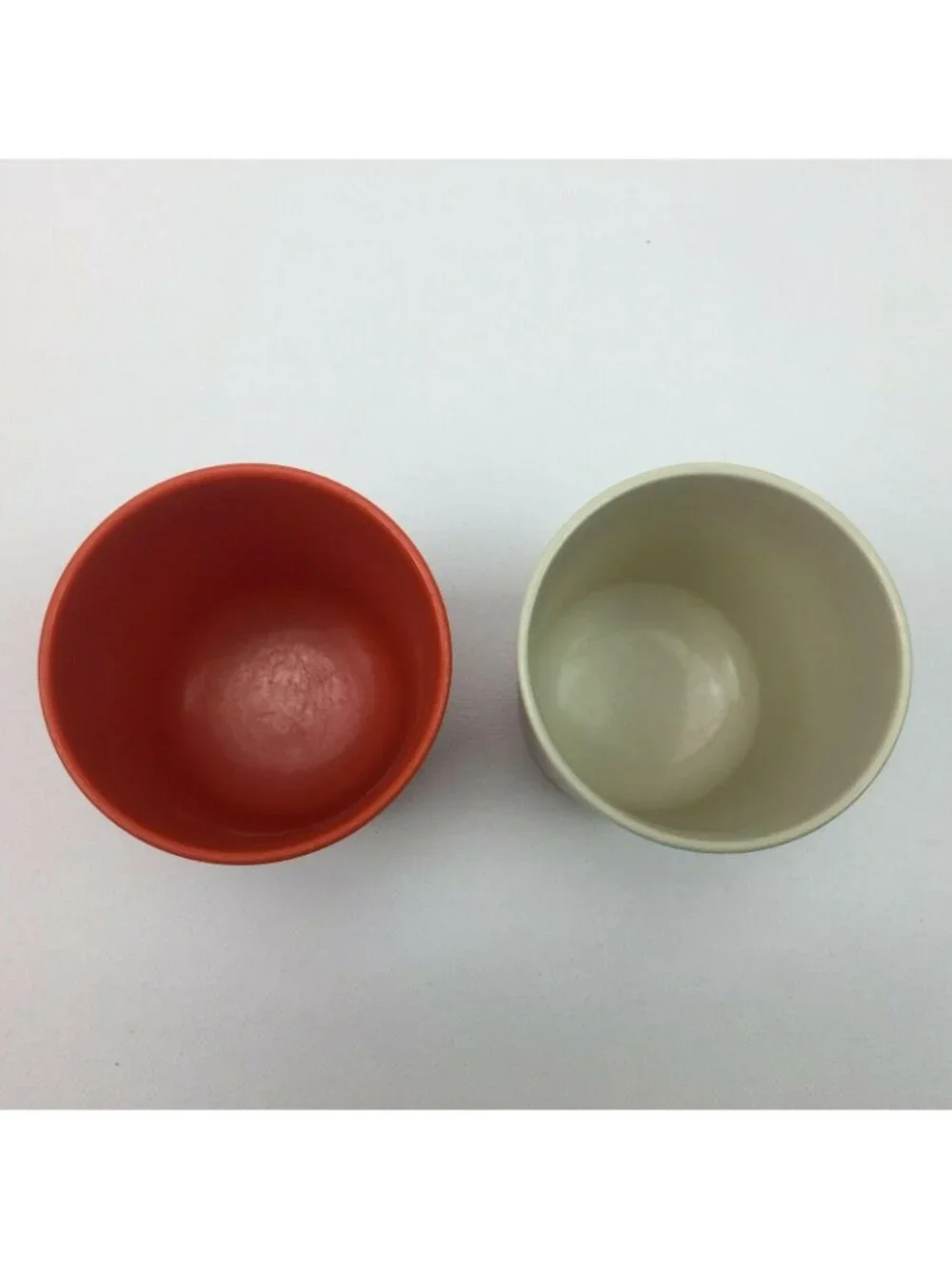 Vintage Tupperware 6 oz Tumblers Harvest 1251-9 1251-12 No Lids
